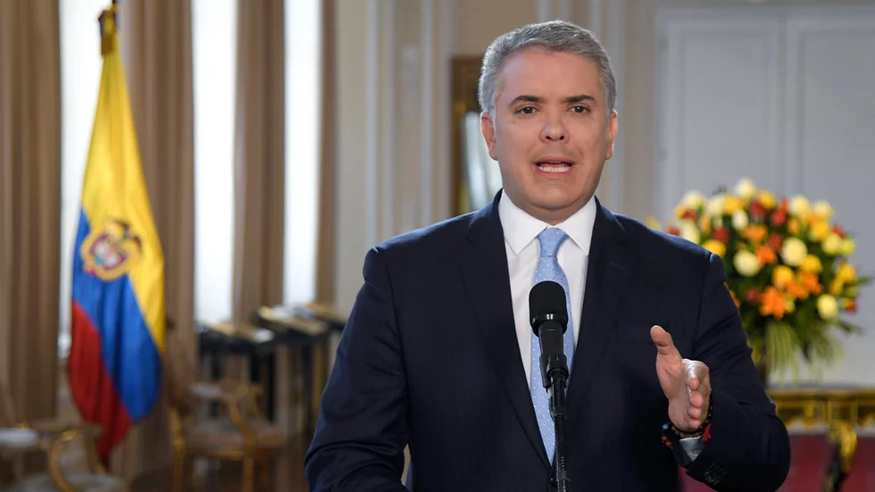 Colombia president Iván Duque. Arkivbild