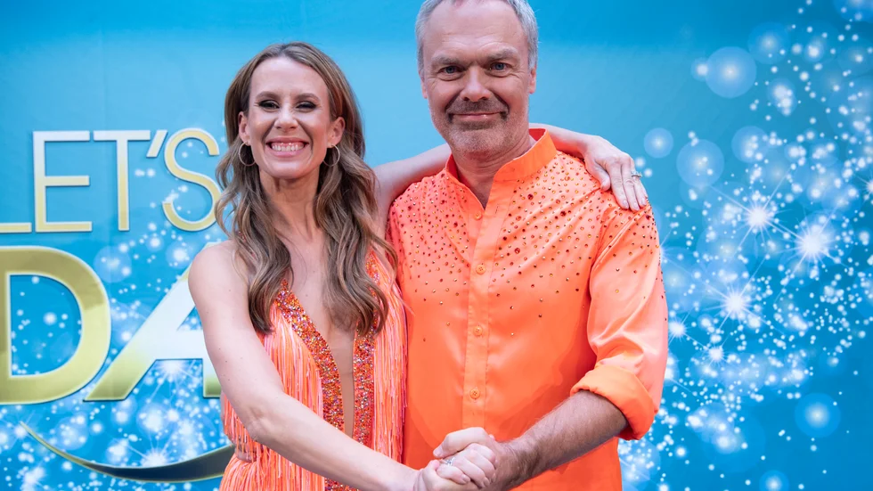 Jan Björklund med partnern Cecilia Ehrling Danermark. Arkivbild.