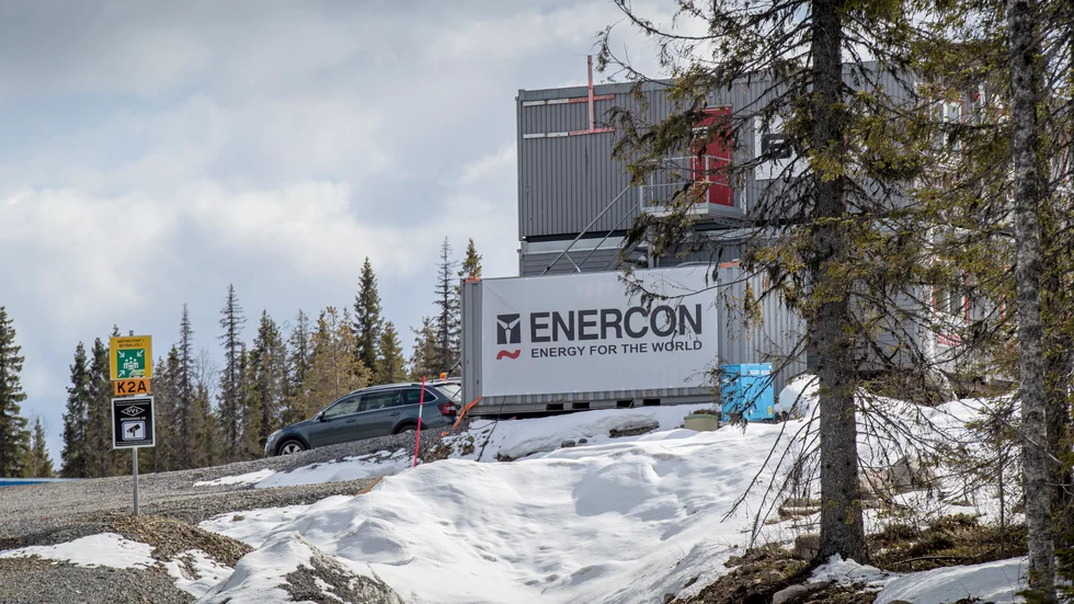 Pamela Lundin, Sverigechef på Enercon, säger att bolaget lärt sig av sitt misstag. (Arkivbild)
