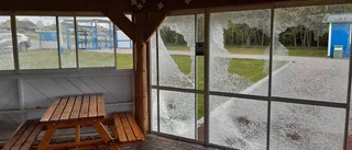 IFK Motalas rotunda vandaliserad
