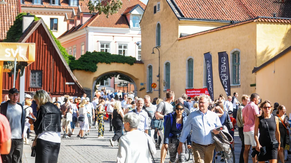 Den här veckan befinner sig 59 000 besökare på ön, trots utebliven fysisk Almedalsvecka.