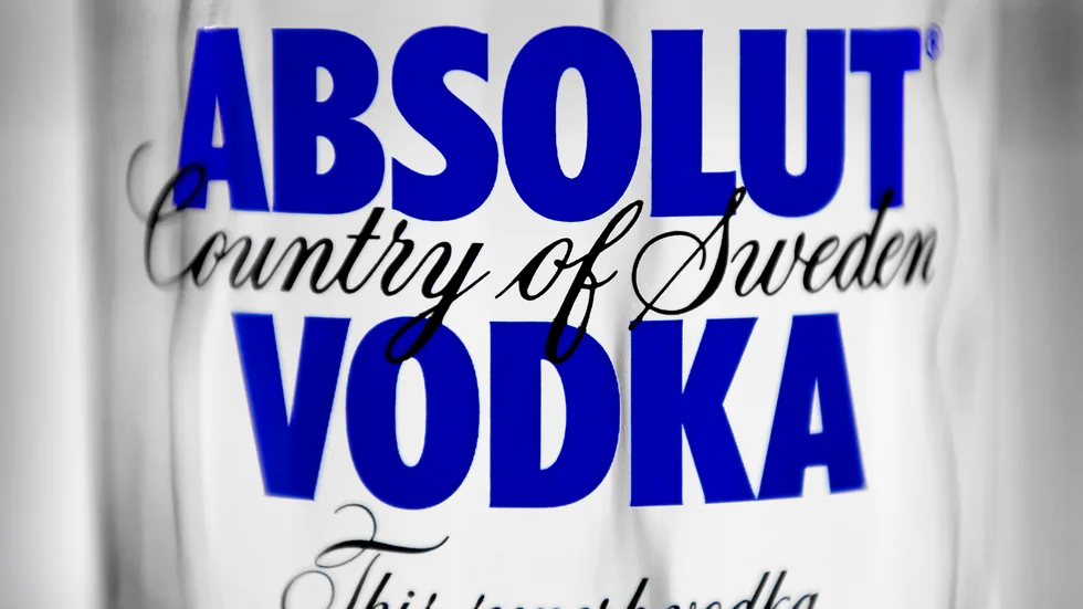 Absolut är en av de mer kända svenska vodkaprodukterna. 