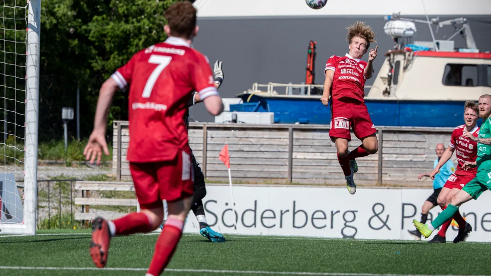 Axel Uddström gjorde 1-0. (Arkivbild)
