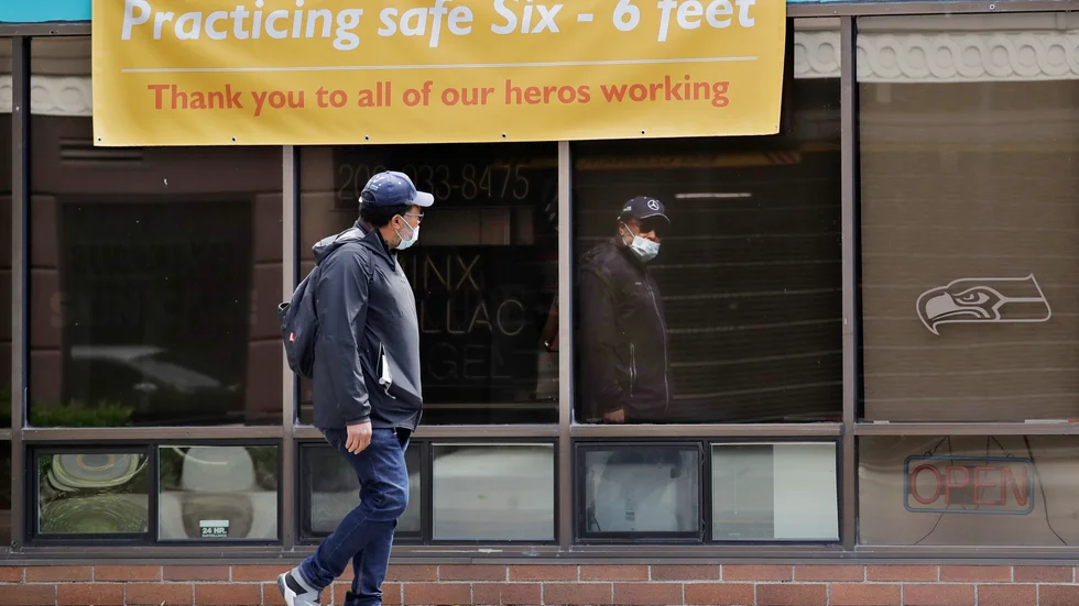 En man har fått en sjukhusräkning på motsvarande över 10 miljoner kronor efter att ha vårdats på sjukhus i Seattle i två månader. Bild tagen i staden den 4 juni.