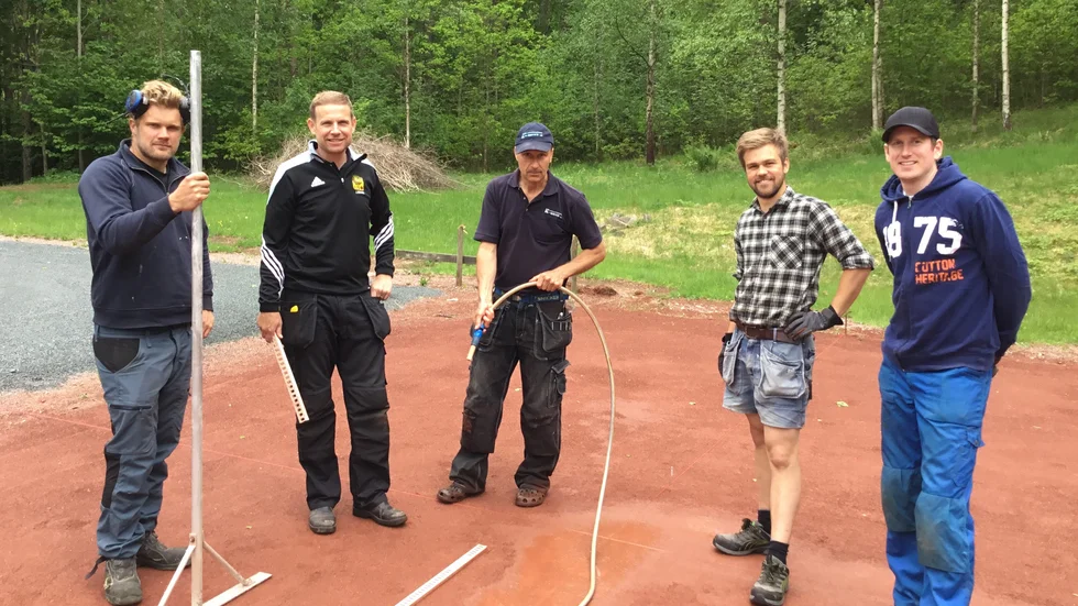 Några av ortens ständiga eldsjälar 
Från vänster: Cliff Thorstensson, Stefan Lindström, Alf-Magnus Samuelsson, Jonathan Samuelsson, Gabriel Johansson.