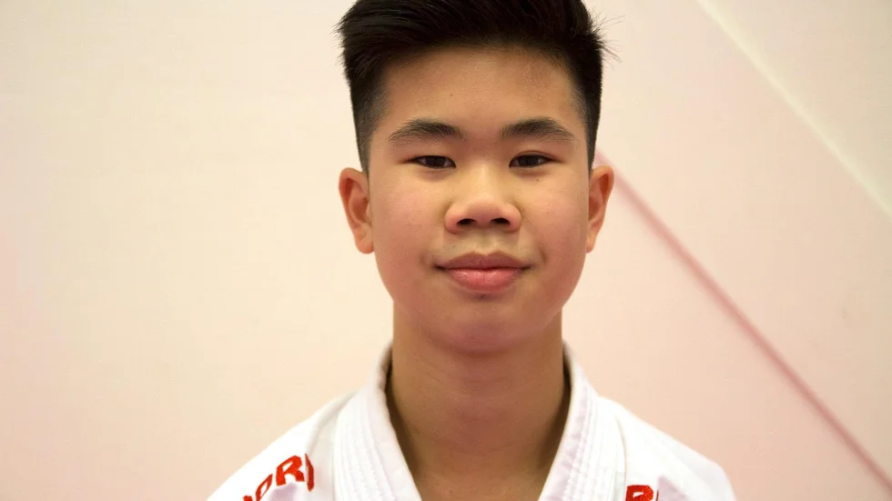 14-årige Anthony Vu har plockat hem ytterligare guld i kata.