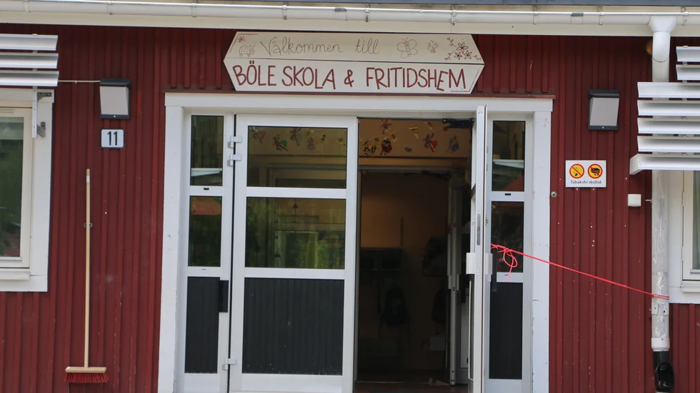 Barnen på Böle skola och fritidshem skickas hem på grund av strömavbrottet. (Arkivbild)