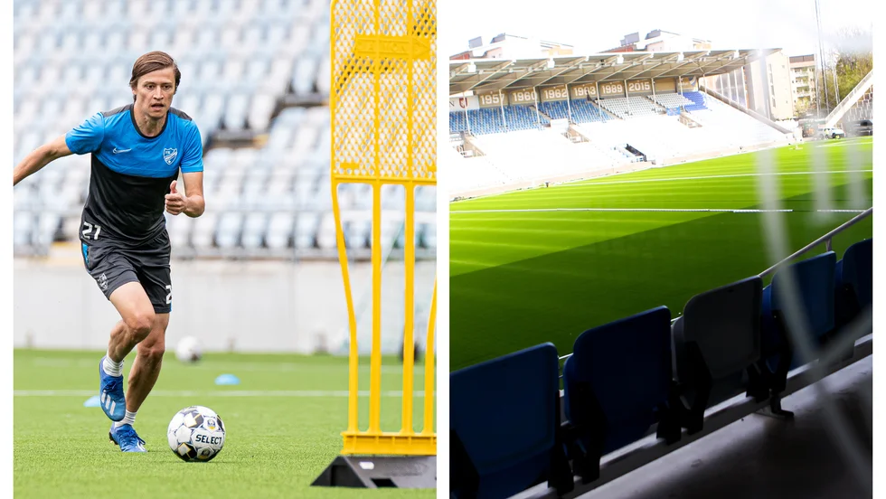 Vi rapporterar direkt från dagens IFK-träning.