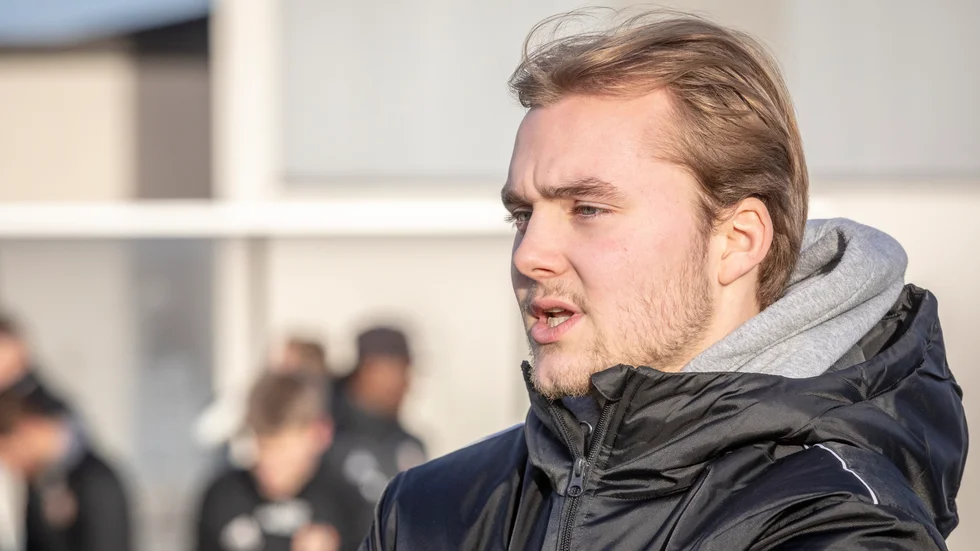 Daniel Rambin gjorde sitt första mål för Rimforsa IF, i cupen mot Sturefors. 