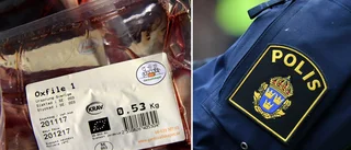 Män stoppades med lax och oxfilé i bilen