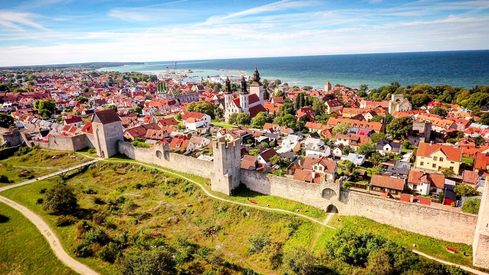 Visby innerstad.