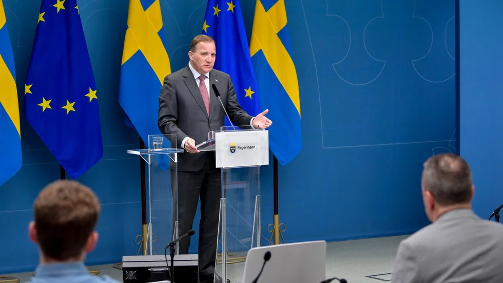 Statsminister Stefan Löfven (S) sätt på hårda prov under den rådande coronakrisen.