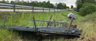 En till sjukhus efter trafikolycka