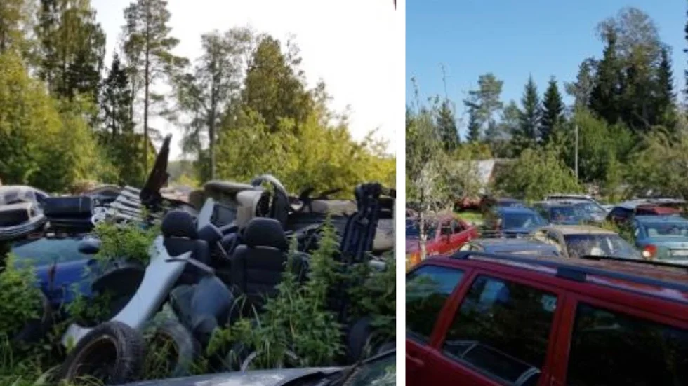 Bilder från i somras när den senaste inspektionen gjordes.