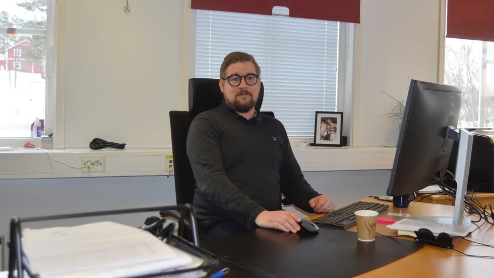 Andreas Olofsson, vd på Skellefteå Taxi.