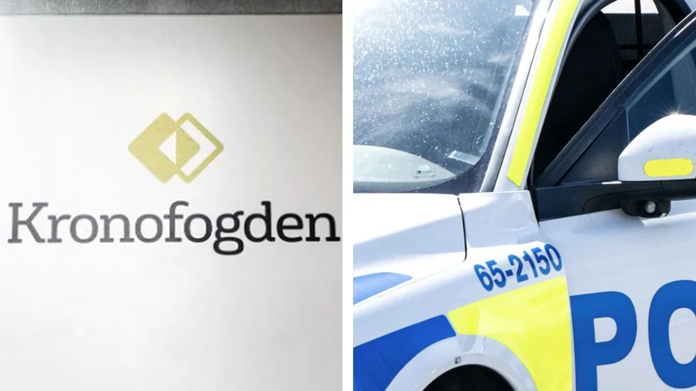 En 28-årig man har åtalats för förgripelse mot tjänsteman i samband med att han fick besök av personal från Kronofogden. 