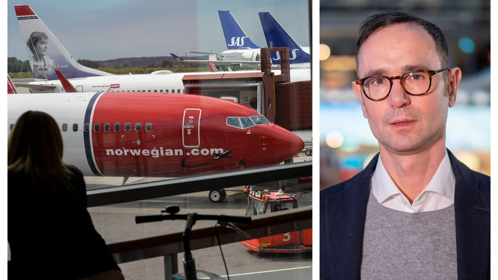 All flygtrafik på Arlanda flygplats omdirigeras till terminal fem. Robert Pletzin, presschef på Swedavia. 