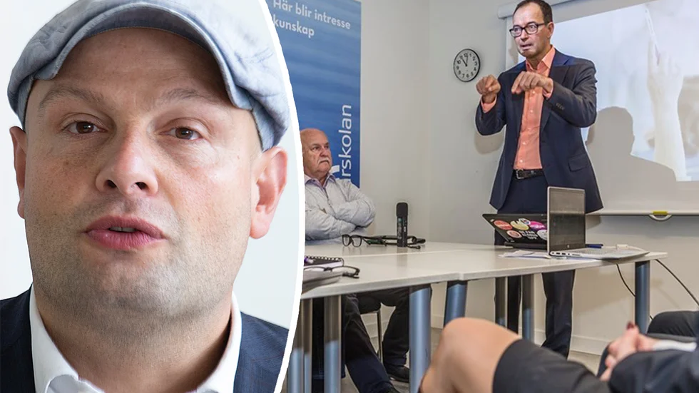 Mohamad Hassan (L) välkomnar Stefan Hannas parti. "Konkurrens är alltid bra", säger han.