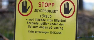 Man tog sig in på militärt skyddsobjekt