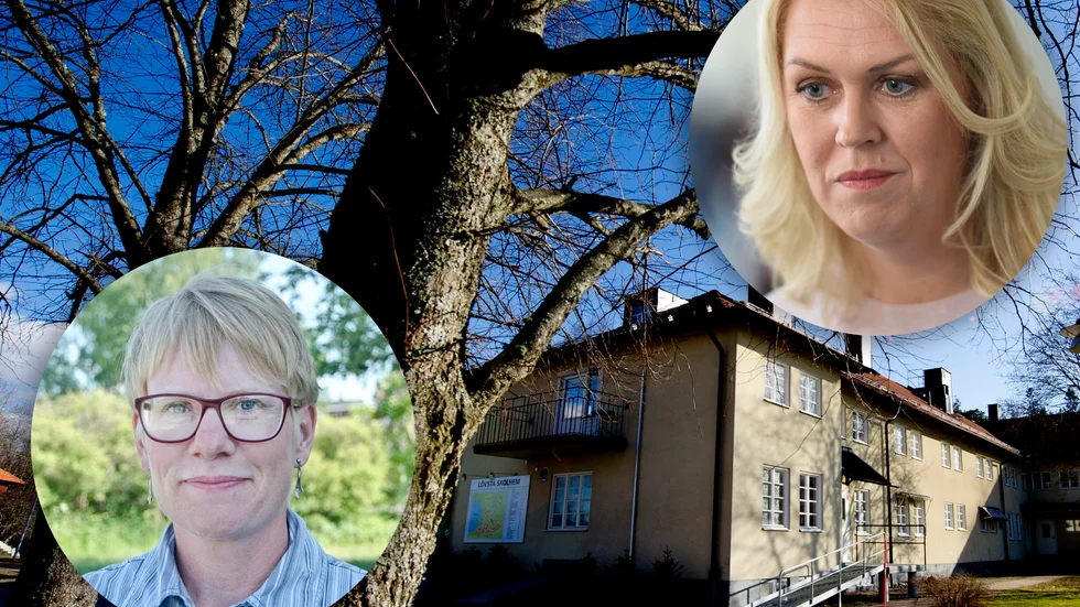 Martina Johansson (C) är inte helt nöjd med svaren hon fick om Lövsta från socialminister Lena Hallengren (S). 