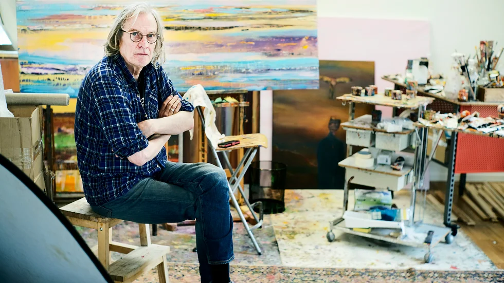 Konstnären Jan Anders "Jatte" Eriksson.