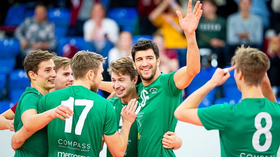 Sollentuna är klara för final i GP-volleybollen i Fyrishov. 