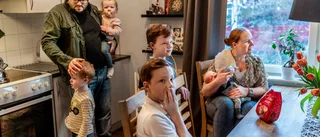 Familjen komplett efter femte barnet