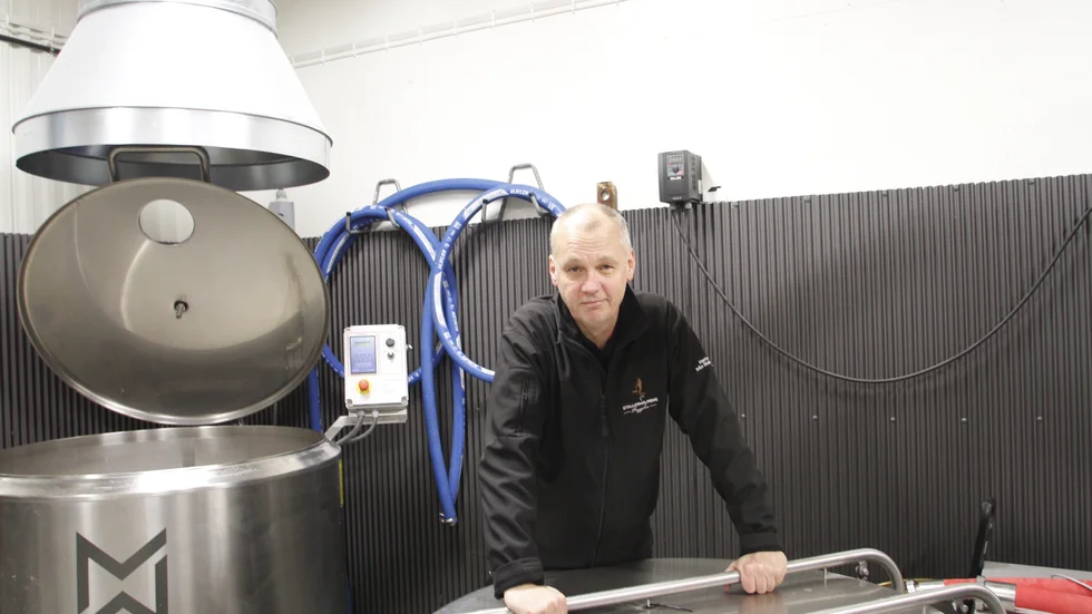 "Roligast är att träffa kunder och sälja", säger Johan Ek som ändå tillbringar mycket tid i Brygghusets produktion i Stallarholmen.