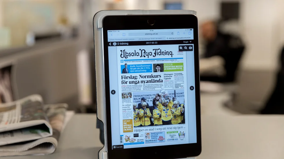 E-tidningen finns tillgänglig varje dag hela året.