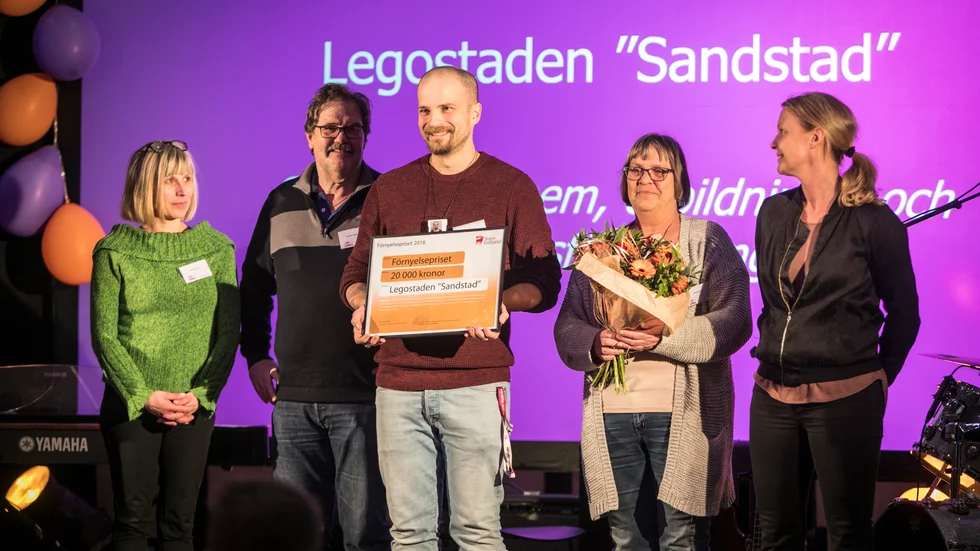 Vinnarna av Förenyelsepriset 2019: ”Legostaden Sandstad”, Sanda fritidshem.