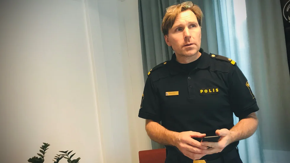 Jonas Junered, kommunpolis. 