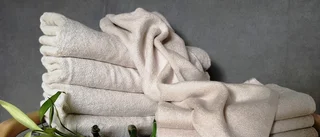 Handdukar i mjuk bambufrotté  