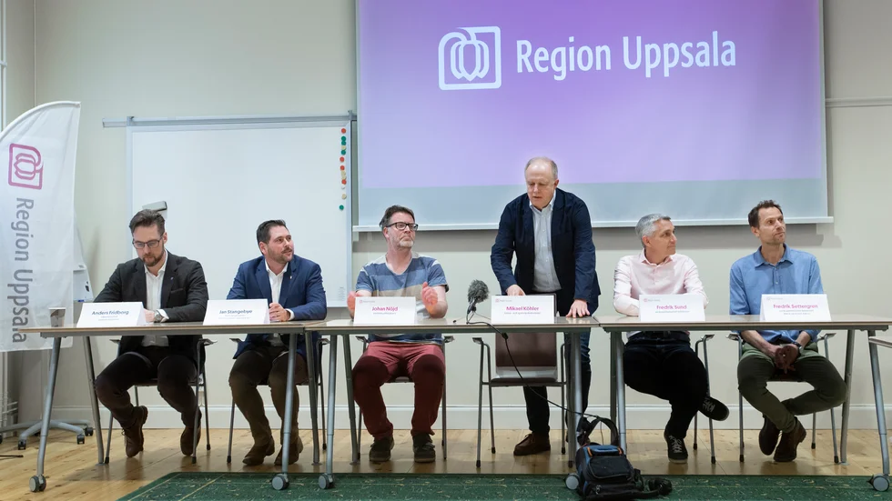 Presskonferensen hölls på torsdag eftermiddag.