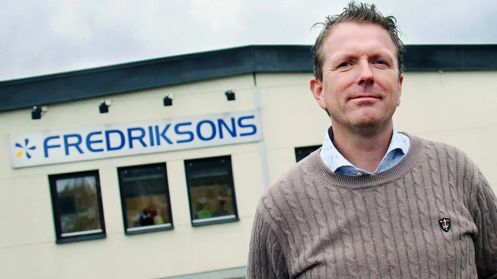 Kristian Rustan, vd på Fredriksons Verkstads AB.