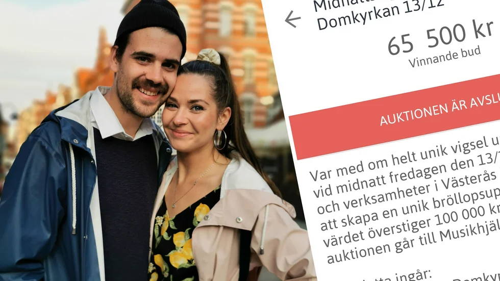 Max Åkesson och Ida Svenberg budade hem ett drömbröllop på torsdagen och gifter sig på fredagen.