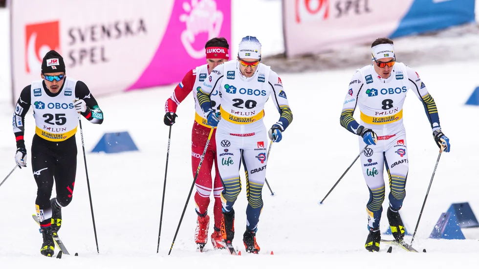 Johan Häggström (längst till höger).