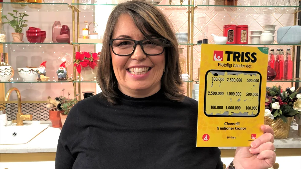 Monica Sjölund från Älvsbyn tyckte att Trisslotten "tittade på henne" i butiken, så hon köpte den. Något hon inte ångrar i dag.