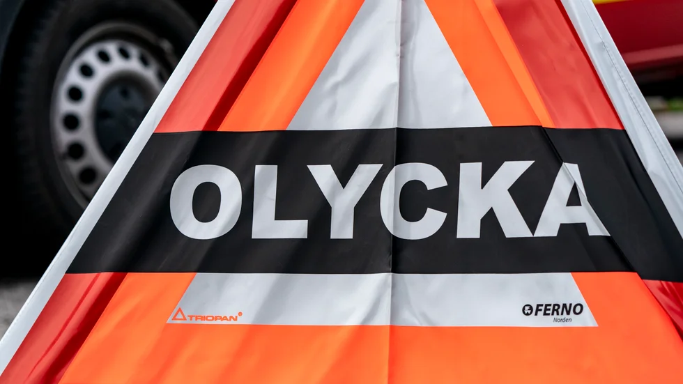 En singelolycka inträffade i Oxelösund på onsdagsmorgonen.