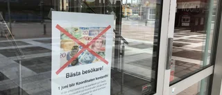 Koordinaten slutar ta emot kontanter