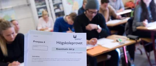 Universitetets åtgärd för helgens högskoleprov