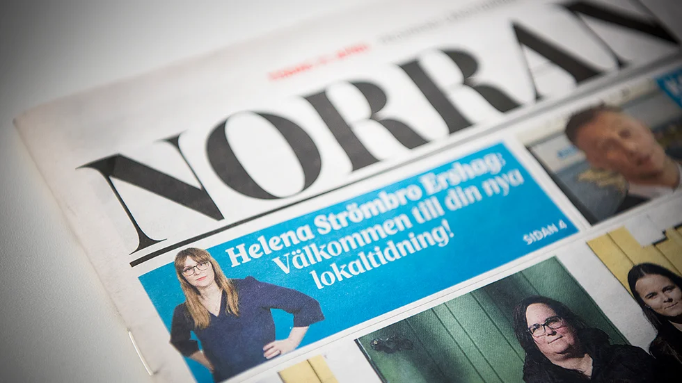 Norrans förstasida den 21 april.