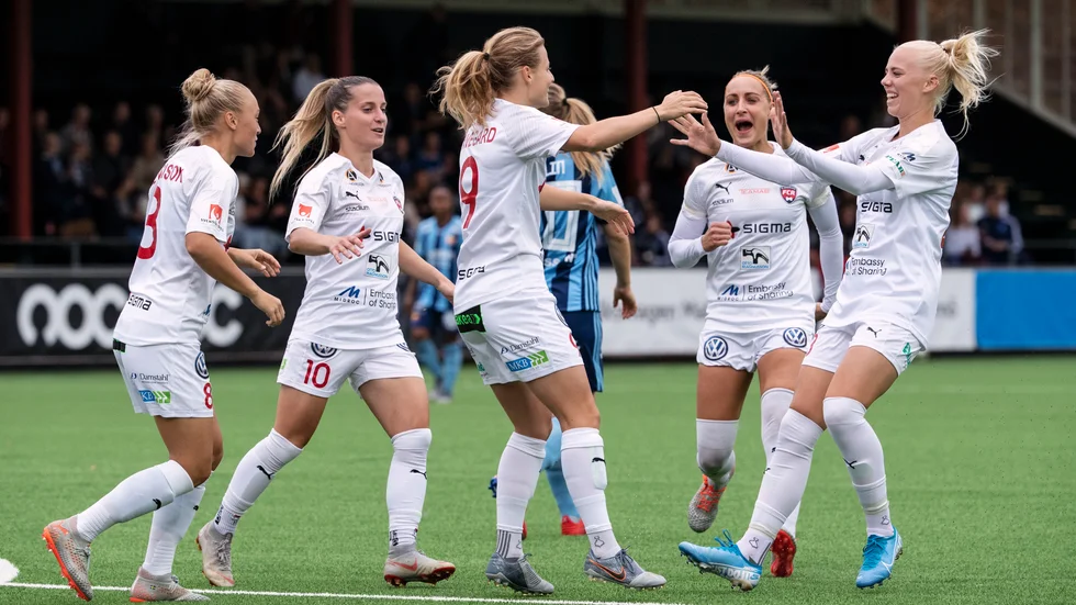Regerande svenska mästarlaget Rosengård har en av de tunnaste A-lagstrupperna inför den allsvenska premiären. Arkivbild.