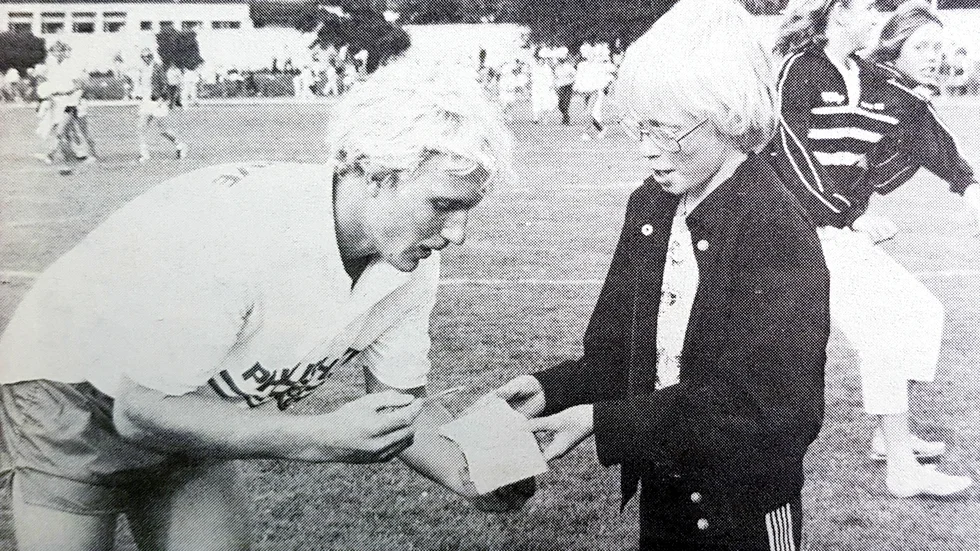 Thomas Wickman ägde sin högerkant och såg till att danske landslagsspelaren Kenneth Brylle blev utbytt i paus. Efter matchen var han poppis bland autografjägarna.