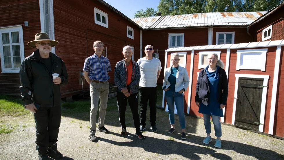 Garveriet i Sjulnäs ska bli ett fint besöksmål. Stig-Roland Carlzon, Jan Sandlund, Per-Åke Ershag, Hans Sandlund, Karin Isaksson och Stina Brolin Bergman är några av dem som ingår i garverigruppen.