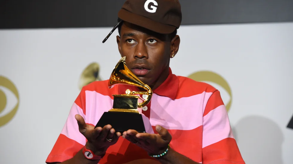 Tyler, the Creator , är kritisk musikindustrins anvädning av termen "urban". Arkivbild.