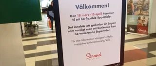 Handlare i Luleå drar ner på öppettider