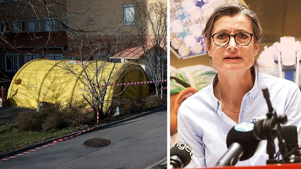 Smittskyddsläkare Britt Åkerlind säger att det inte går att göra en uppskattning av hur många östgötar som är smittade av coronaviruset. 