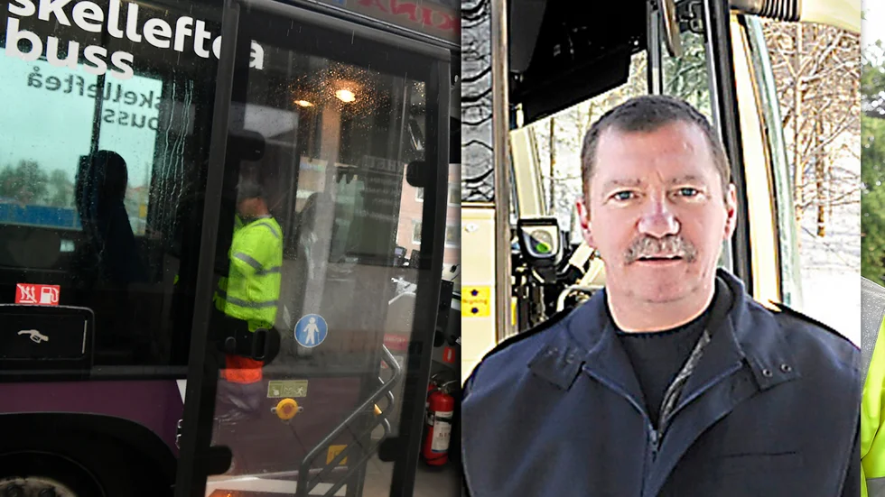 Torbjörn, Holmqvist, Kommunal. ”Förarna har haft det kämpigt, alla sliter hårt och gör verkligen allt för detta ska funka.” 