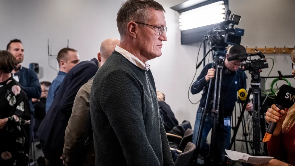 Statsepidemiolog Anders Tegnell på Folkhälsomyndigheten. Arkivbild.