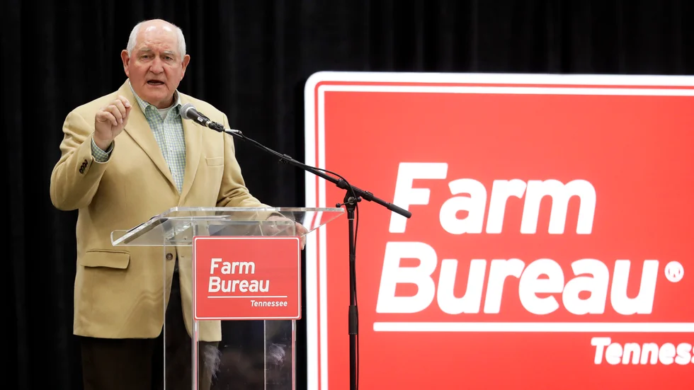USA:s jordbruksminister Sonny Perdue. Arkivbild.